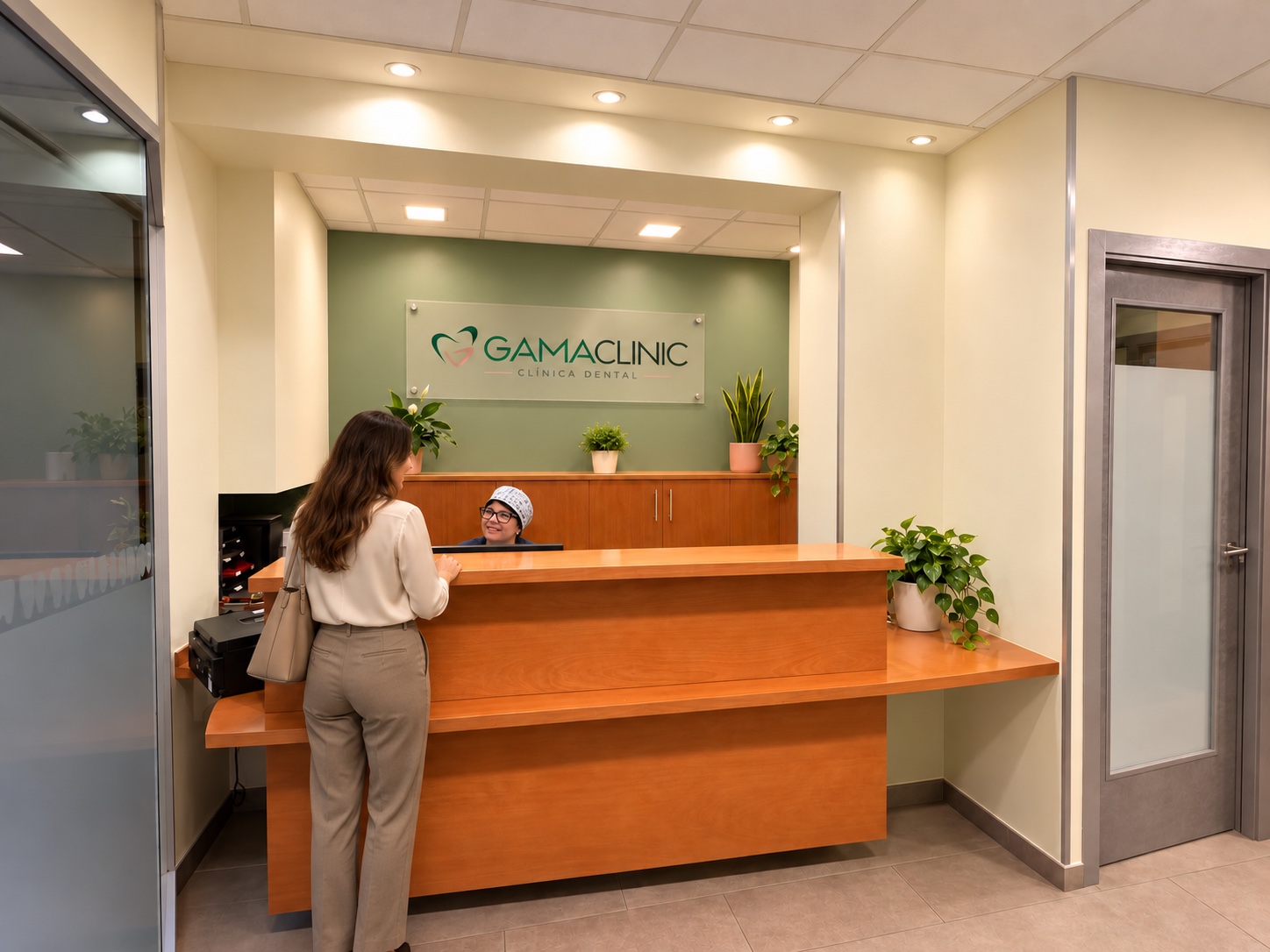 Recepción de GAMACLINIC, imagen retocada